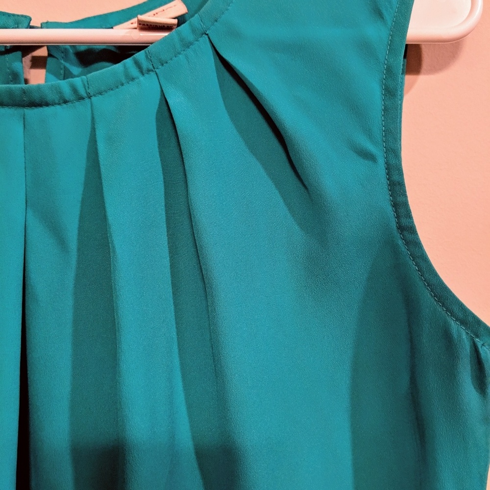 Teal Shell Top - Picture 3 of 4